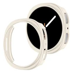 Enhanced Protective Cover Case for Galaxy Watch ৮ - Stylish PC Hollow Bumper Shell Accessories (Starlight)