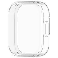 High - Durability TPU Protective Case for Smartwatch with Shockproof Screen Protector and Bumper Cover (Transparent)