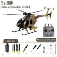 1:28 Rc Aircraft Era C189 Bird Rc Helicopter Tusk Md500 Dual Brushless Simulation Model 6-Axis Gyro Simulation Model Xmas Gift 2