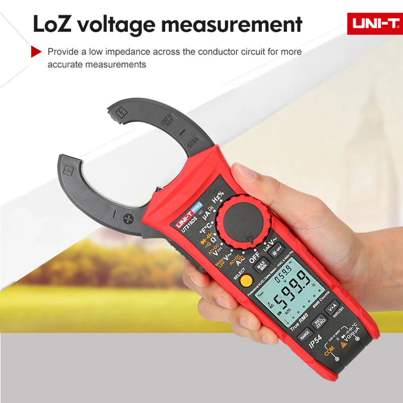 

UNI-T UT219 Digital Clamp Meter Professional AC DC Current Clamp Multimeter Auto True RMS Voltammeter Frequency Clamp Meter Tool