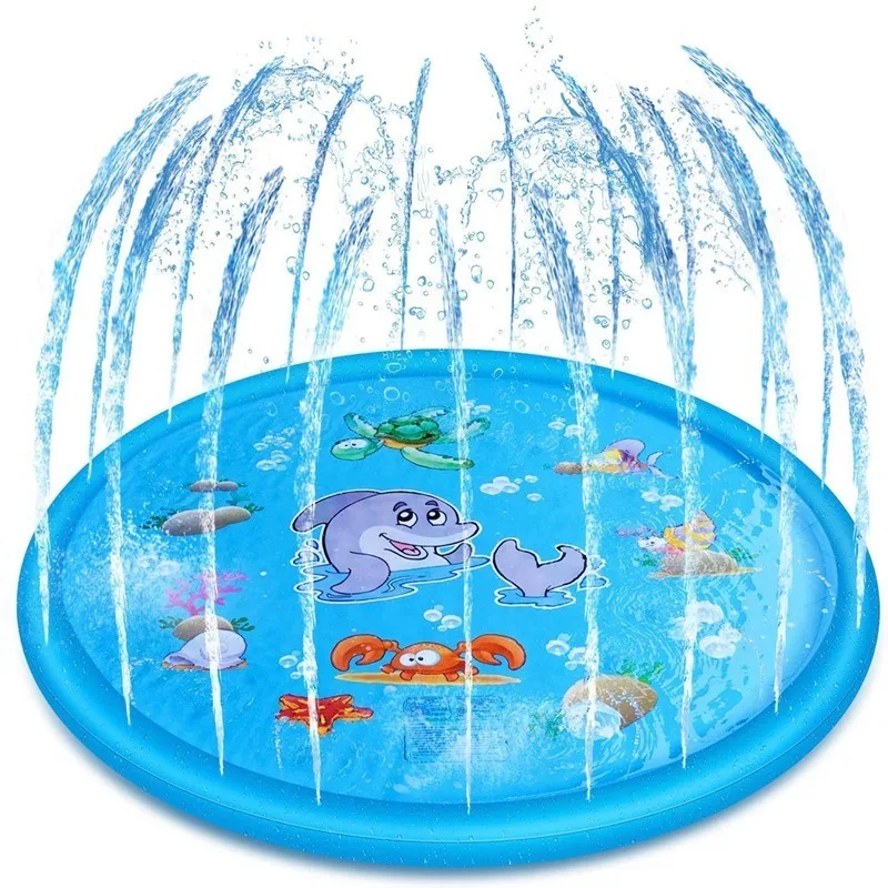 Kids Outdoor Water Spray Mat Children's Outdoor Toys Dolphin Shark Sport Mat Dinosaur Rainbow Water Spray Mat Summer Funny Toys 1 Kids Outdoor Water Spray Mat Children's Outdoor Toys Dolphin Shark Sport Mat Dinosaur Rainbow Water Spray Mat Summer Funny Toys 1
