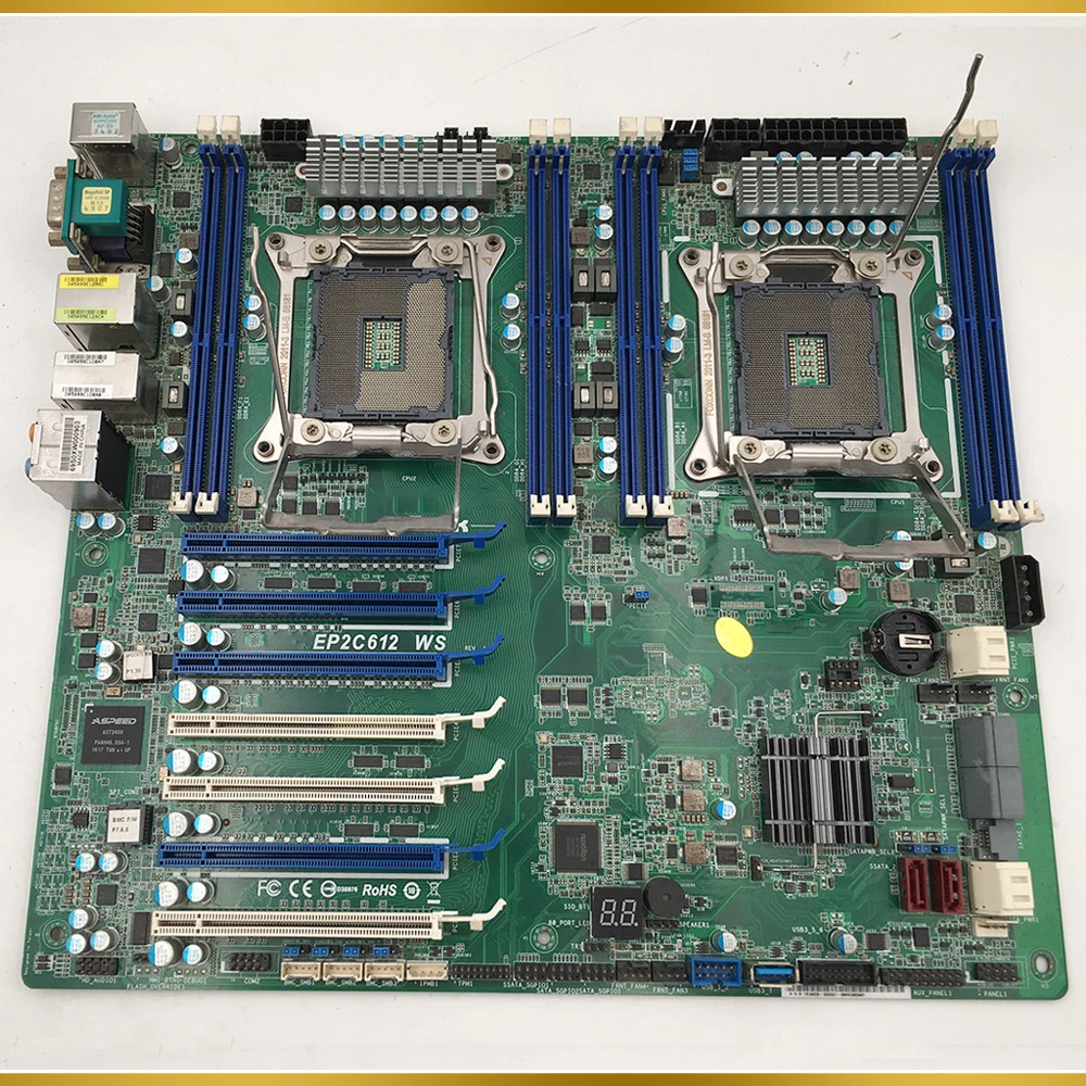 

Для материнской платы сервера ASROCK с двойным разъемом LGA 2011 R3, поддержка E5-2600 V3/V4 серии DDR4 EP2C612 WS