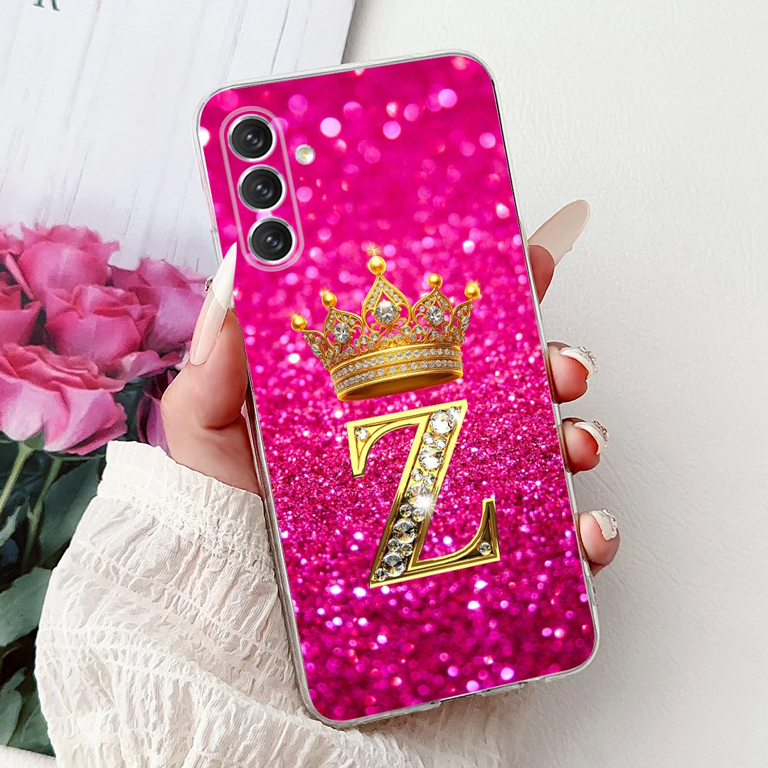 Luxury Letters Soft Phone Case for Samsung Galaxy S25 Plus Ultra
