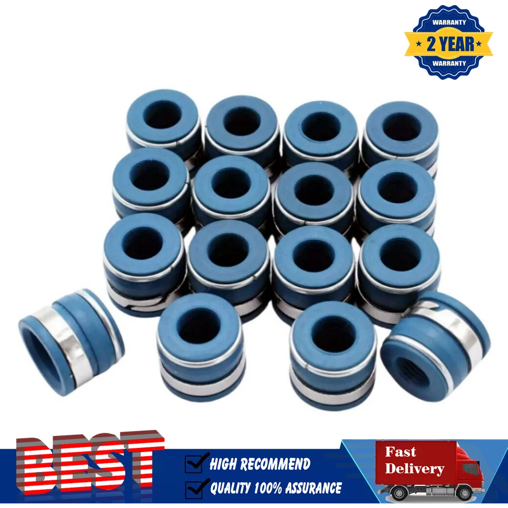 16pcs New SBC For Chevy Chevrolet Small Block Performance VITON Valve Stem Seals