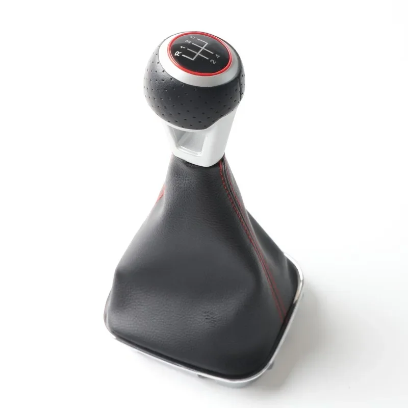 Car Gear Shift Car Gear Shift Knob Shift Handle Cover For Volkswagen VW Polo 6r 6c Hatchback Sedan 2011 2012 2013 2014 2015 Car 5 6 Speed Gear Shift Knob Gaitor