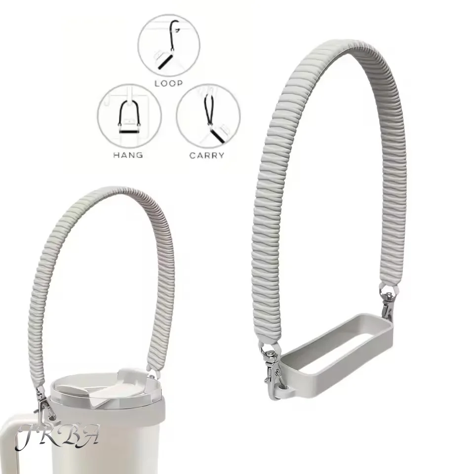 Silicone Water Bottle Sling Carrier with Strap - Soft and Durable Holder