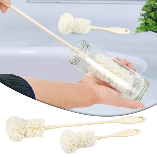 Long Cleaning Brush Foam For Bottle Cup Wine Glass Bar Kitchen