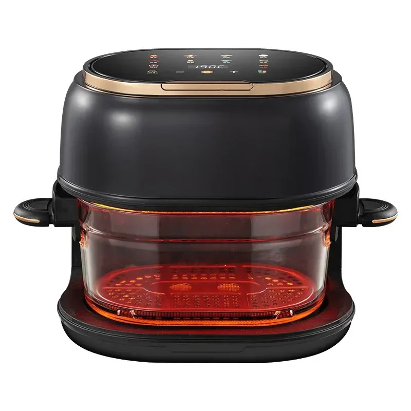 4L Electric Air Fryer Intelligent Oil-free Fryer Household Transparent Visible Freidora De Aire Apparecchi Di Cottura 220V 3