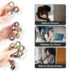 Random 3Pcs Fidget Spinner Magnetic Ring Toys Set Fingers Magnet Rings ADHD Stress Relief Magical Toys for Adult Kids Anxiety 2