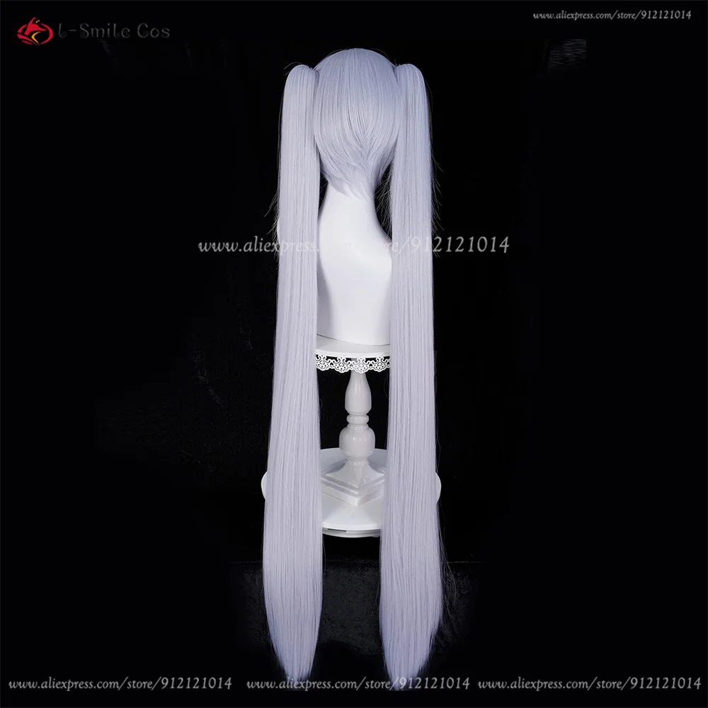 110cm Nikke Cinderella Cosplay Perücke Silber Lila Synthetik Hitzebeständig Anime Halloween 18 110cm Nikke Cinderella Cosplay Perücke Silber Lila Synthetik Hitzebeständig Anime Halloween 7