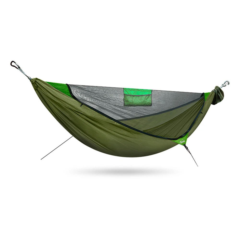 Portable Outdoor Garden Quick Open Anti-Rollover Mosquito Net Hammock Travel Camping Sleeping Hanging Hammock Swing Nature Hike 10 Portable Outdoor Garden Quick Open Anti-Rollover Mosquito Net Hammock Travel Camping Sleeping Hanging Hammock Swing Nature Hike 5