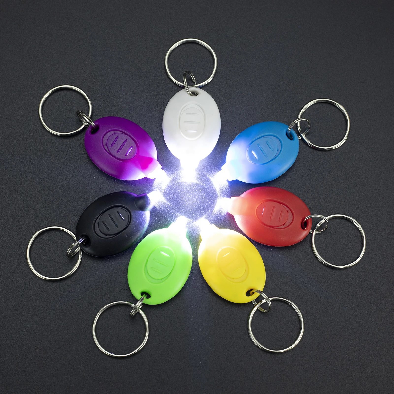Mini Super bright Led Keychain light Popular Multicolored backpack - Main Image