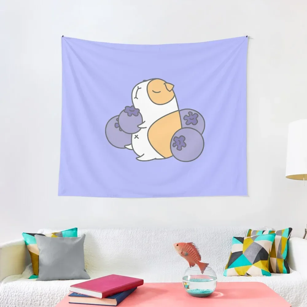 

Guinea pig and blueberry Tapestry Decor For Room Decoration For Bedroom Room Ornaments Room Decorations Tapestry