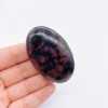 Natural Garnet Quartz Pocket Palm Crystal Stone Thumb Toy Hot Compress Crafts Healing Health Family message tool Home Decor 4
