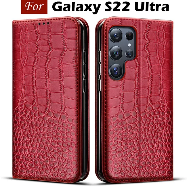 Luxury Leather & Silicone Flip Wallet Phone Case with Card Holder