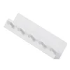 White Key Holder Multi-function Wall Shelf Storage Keys Hanger Wall-mounted Rack Pp Decorative Hook Household 5
