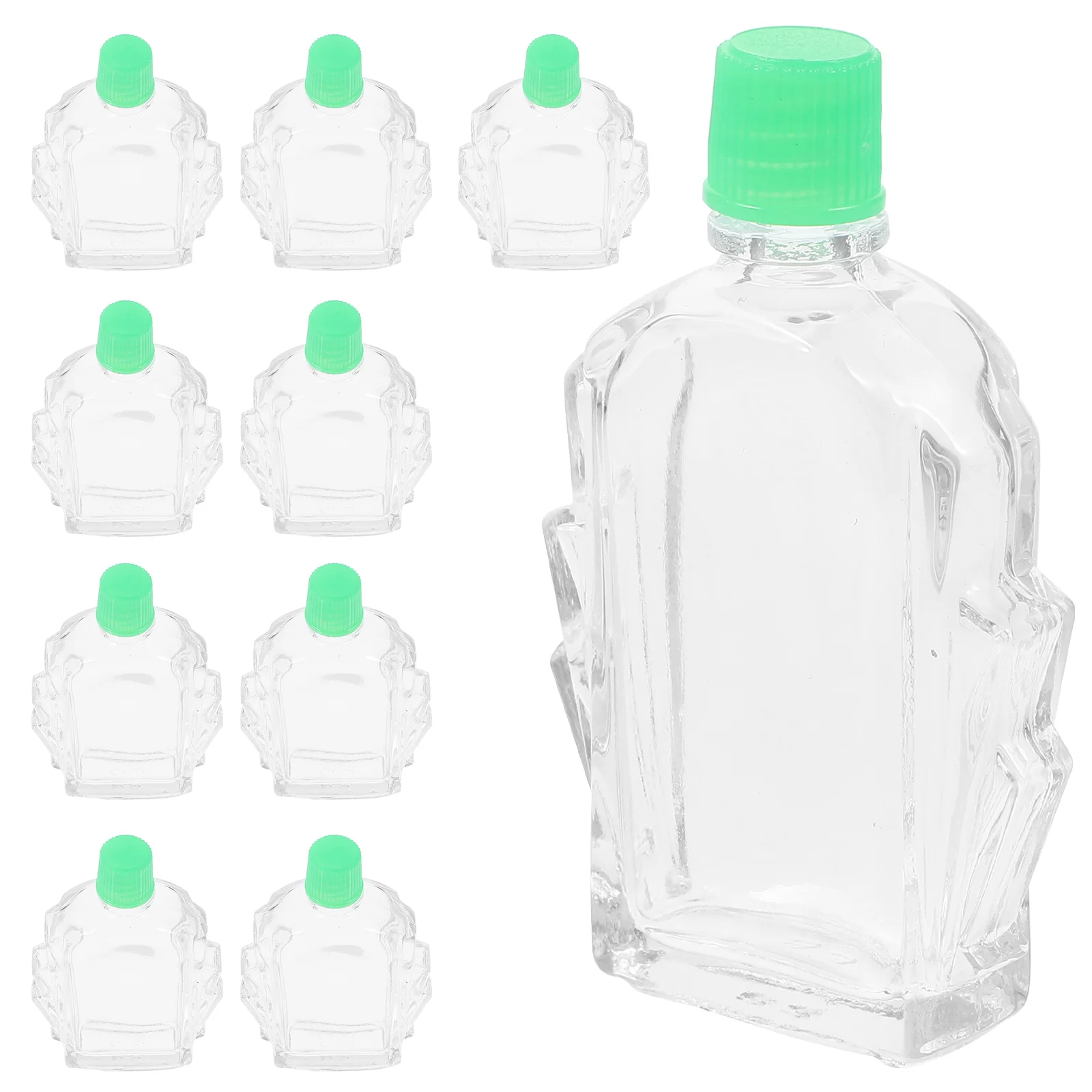 

10 Pcs Medicinal Oil Container Refillable Containers Essential Mini Bottle Multi-use Glass Bottles