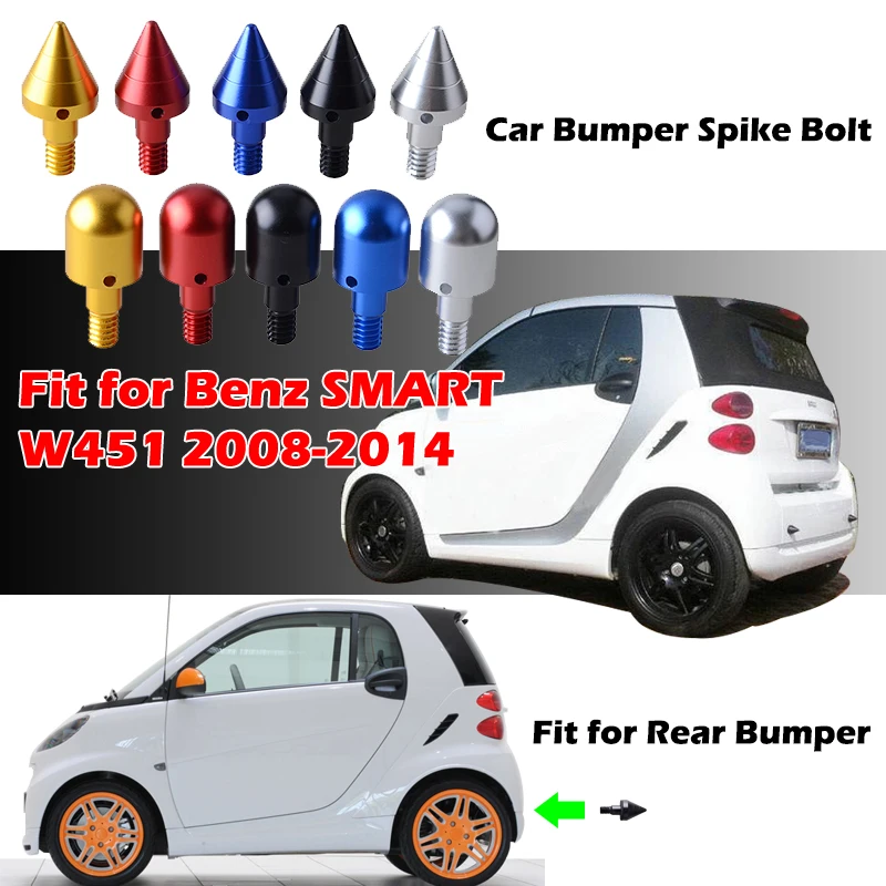 

2 шт., защита для заднего бампера Benz SMART W451 2008-2014
