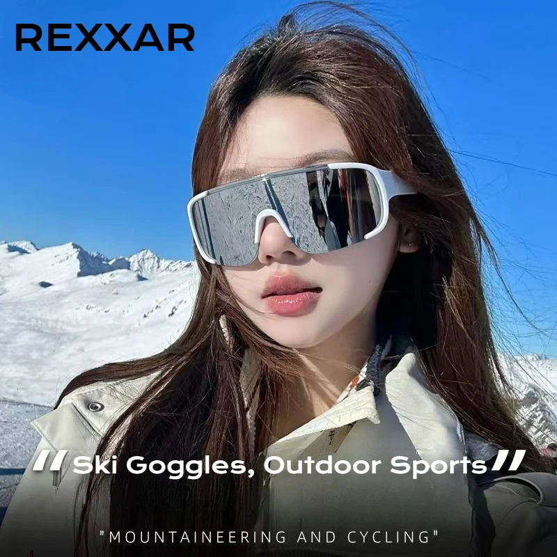 Ski-Kletterbrille Fahrradbrille Sonnenbrille für Herren UV400 Schutzbrille Sport MTB Outdoor-Brille Fahrradbrille für Damen Farbige Reitbrille – Detail 2