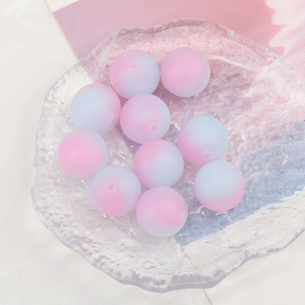 Cordial Design 100Pcs 15MM Choose/Silicone Material Beads/Baby Edible Beads/Chewable/Neon Colors/Jewelry Accessories - cordial