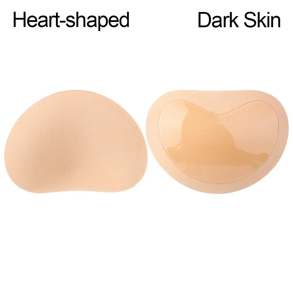 1pair Bra Accessories Triangle Cup Sponge Bra Pads Push Up Enhancer  Removable Bra Padding Inserts Cups