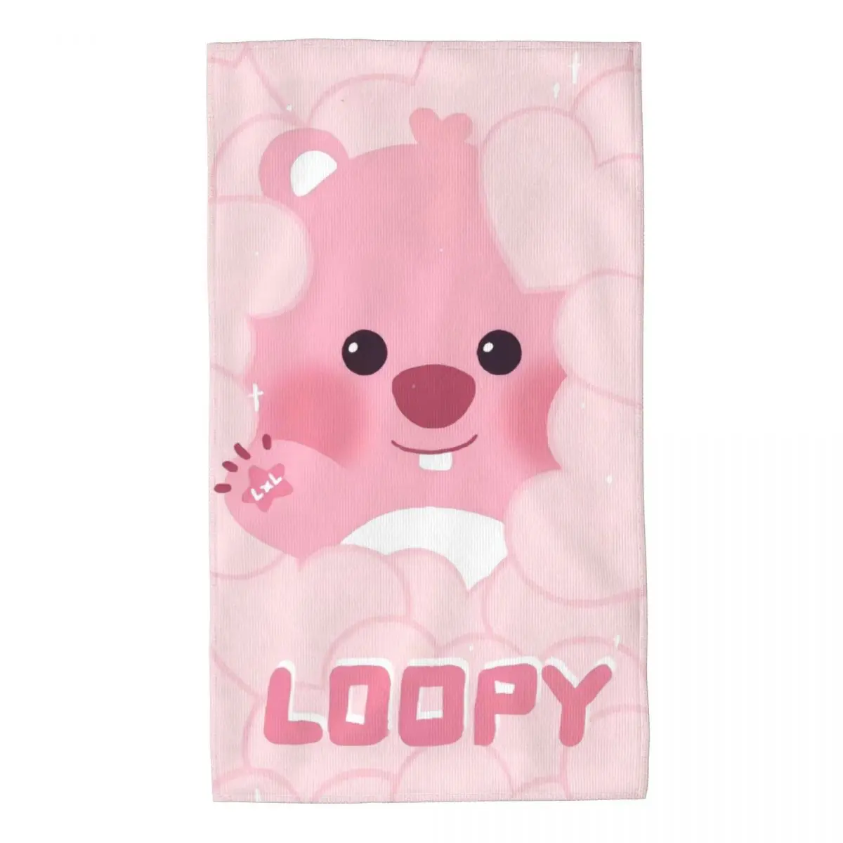 

Kawaii Loopy мультяшный Бобер продукт полотенце без песка новое летнее органическое пляжное полотенце без песка быстросохнущие полотенца для серфинга