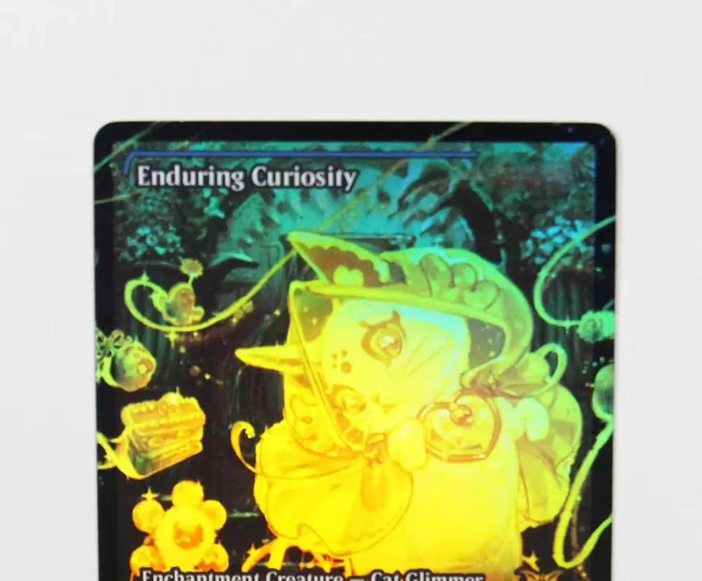 Game Cards Collectible Cards Foil/Holo Enduring TCG Magical Proxy Cards Game Quality Proxy Courage Curiosity Gathering Board Playing Game Trading Cards