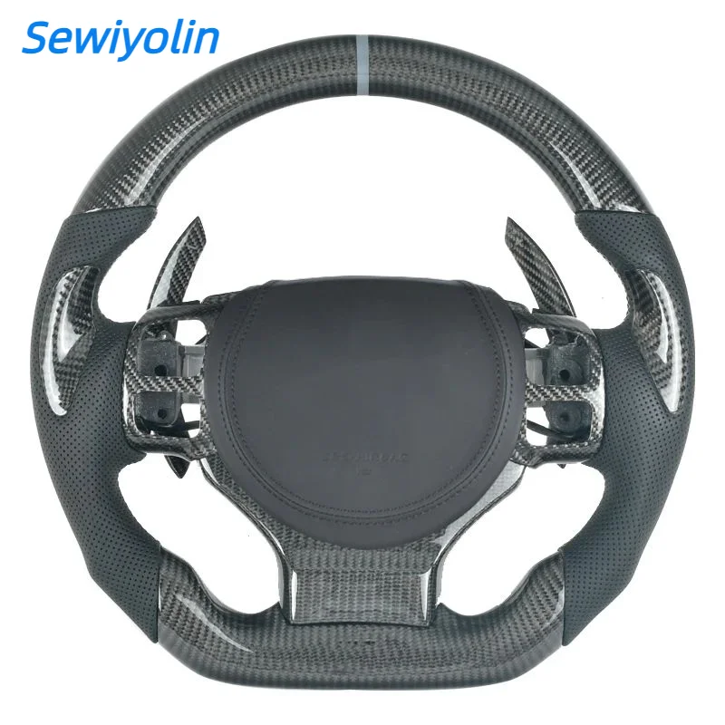 

Customized 100% Real Carbon Fiber Steering Wheel For For Lexus ISF RCF GS IS ES ES250 IS250 IS300