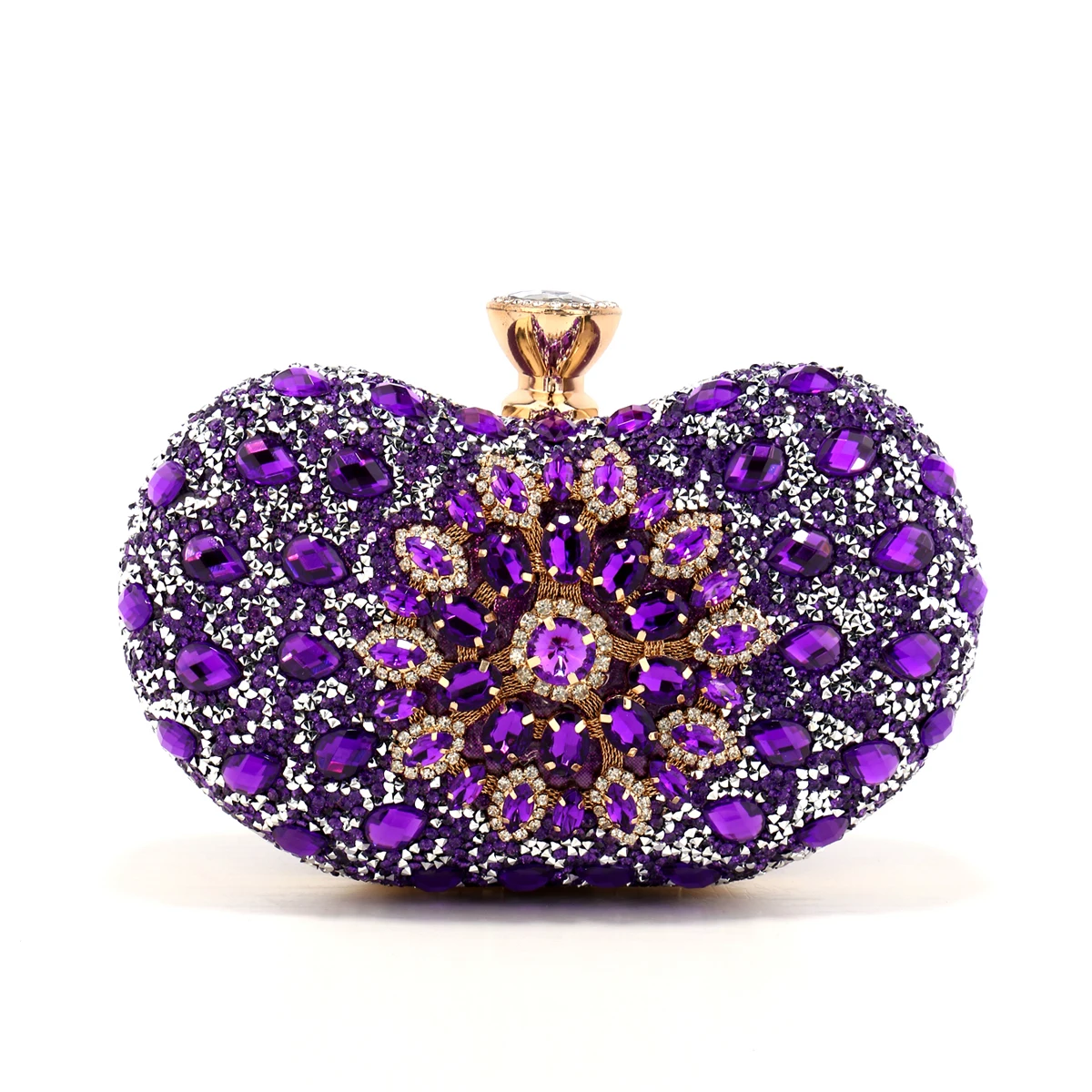 حقيبة يد أكريليك فاخرة مرصعة بالراين من SEKUSA