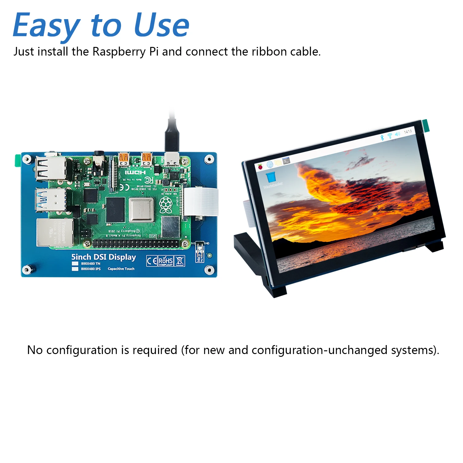 Raspberry Pi Screen 7 1024x600 IPS Mini Portable HDMI Monitor 5-point  Capacitive Touchscreen Display for Banana Pi Win7/8/10/11 - AliExpress