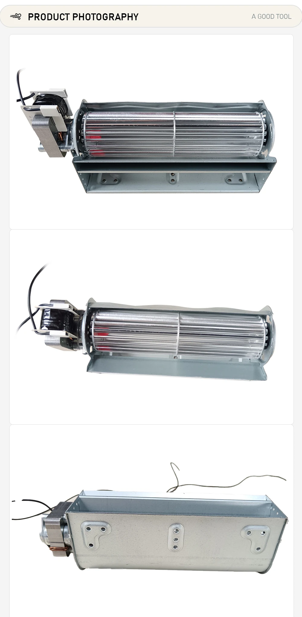 220V 30W Tangential Blower High Power Cross Flow Fan Centrifugal Fan Axial Exhau