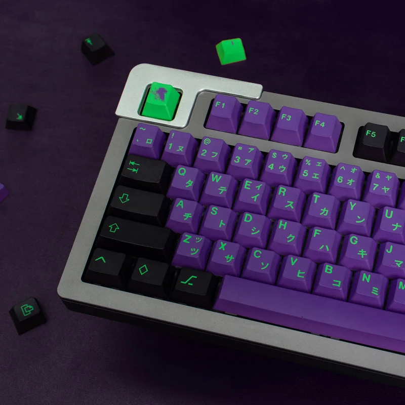 Teclado Mecânico Keycap Gmk Clones Mecha01 Eva Perfil Cereja Dye Sub 61 64 68 87 96 104 Chaves - Imagem 5