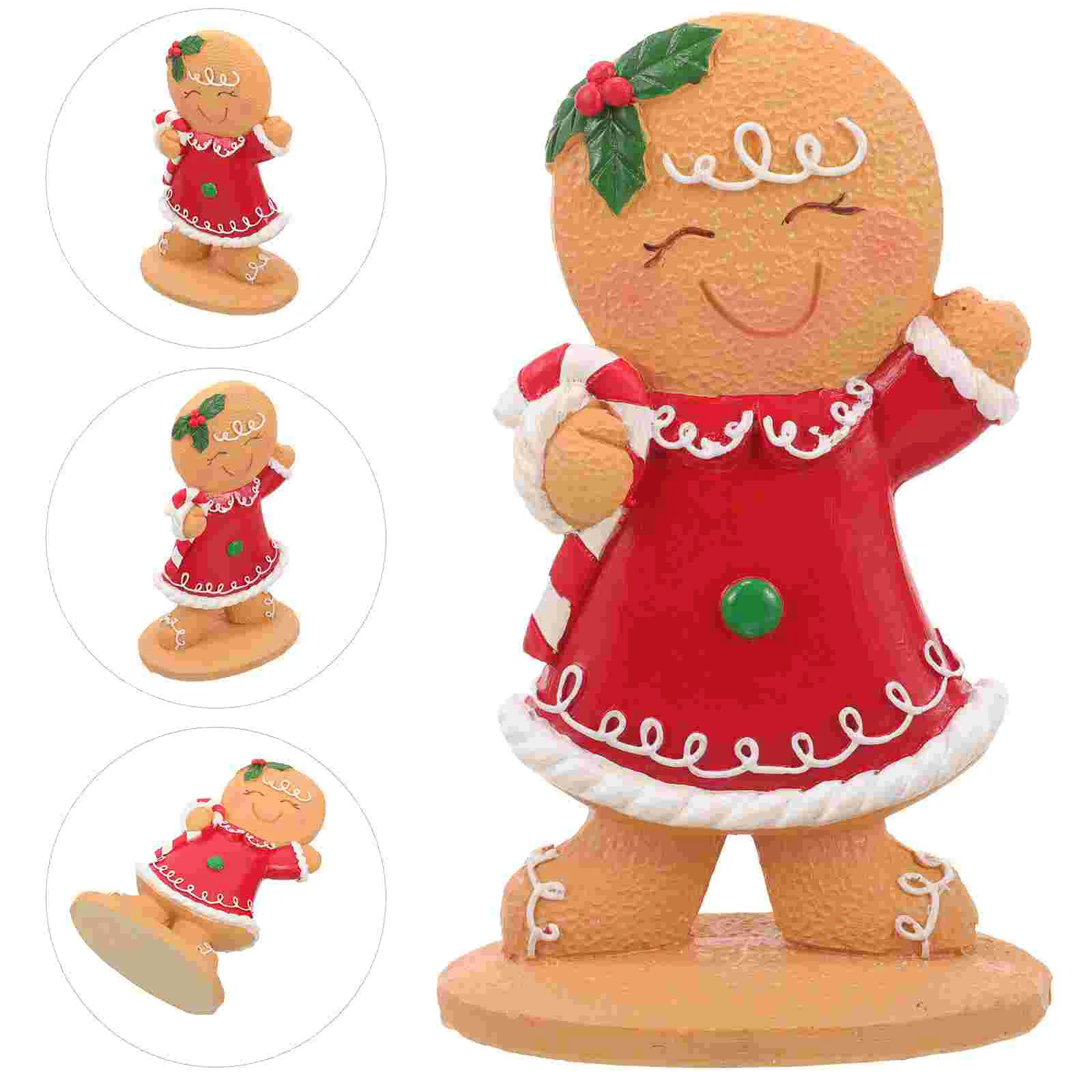 

Xmas Gingerbread Man Tabletop Ornament Christmas Mini Gingerbread Man