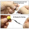 Carp Fishing Accessories Kit Anti Tangle Sleeve Hook Stop Beads Bait Screw Rig Kicker Swivel for Spinner Rig Material Equipment 6