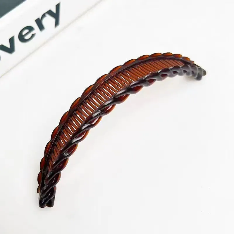 Hair clips hair accessories Women Banana Hair Clip Vintage Wave Comb Hairpin Hair Braids Style Tool for Girls