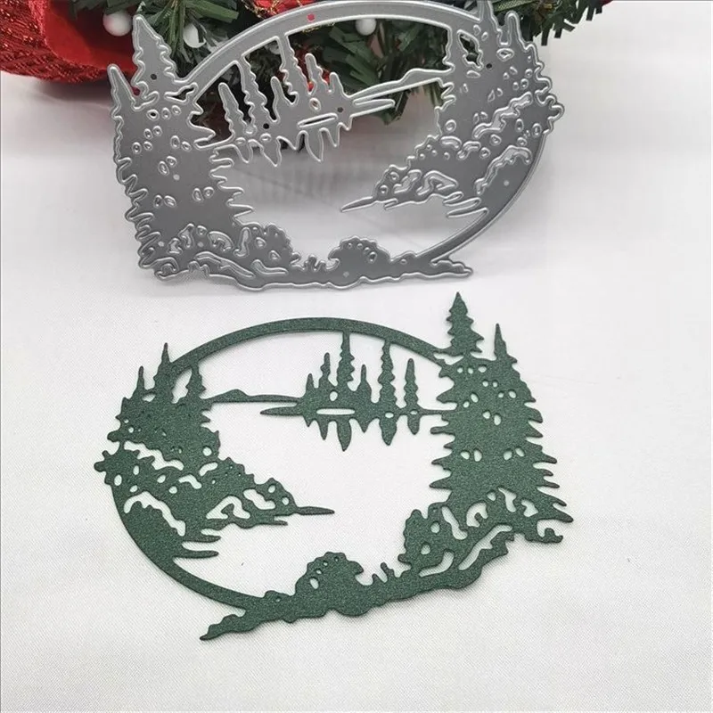 

Forest Lake Metal Cut Dies Stencils for Scrapbooking Stamp/Photo Album Decorative Embossing DIY Paper Cards