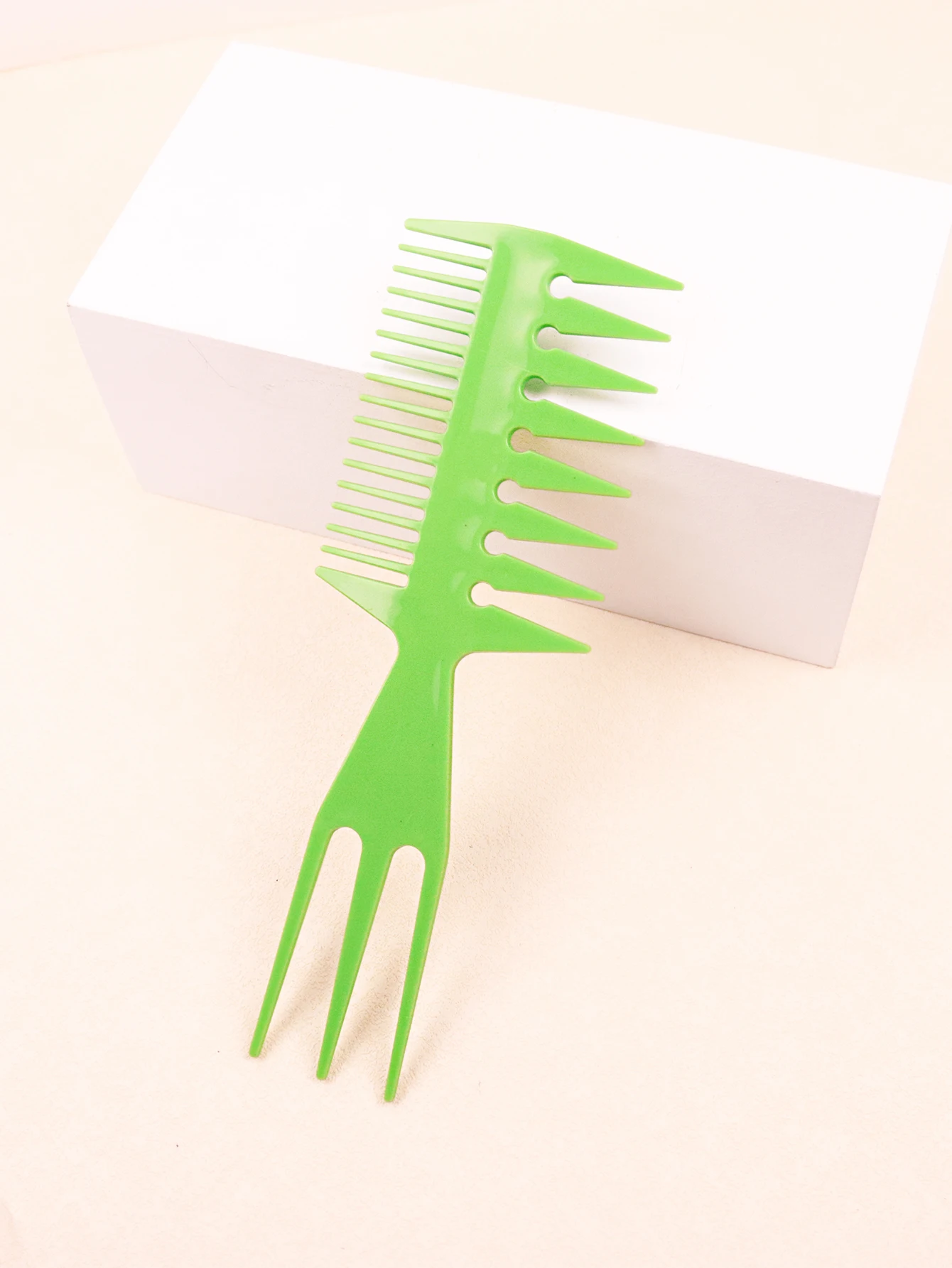 1pcs anti-static double-sided tooth tail handle styling comb plastic hair tool, used for smoothing and straightening hair 5