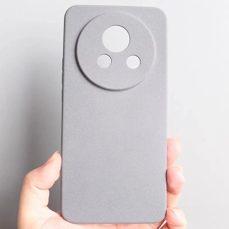 Ultra Thin Sandstone Matte Phone Case with Camera Lens Protection, Soft Silicone Back Cover