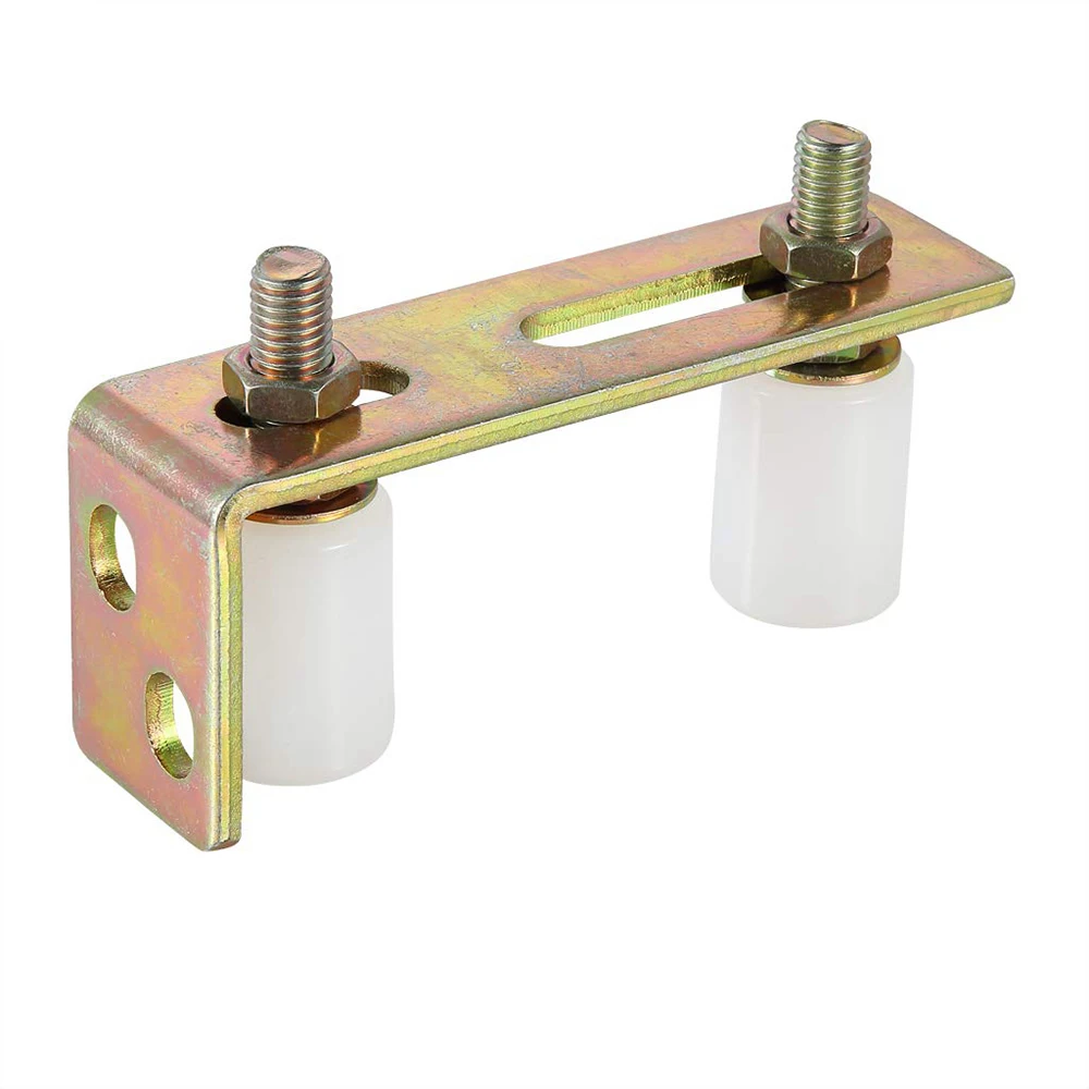 slide-gate-guide-roller-with-l-post-bracket-adjustable-dual-nylon