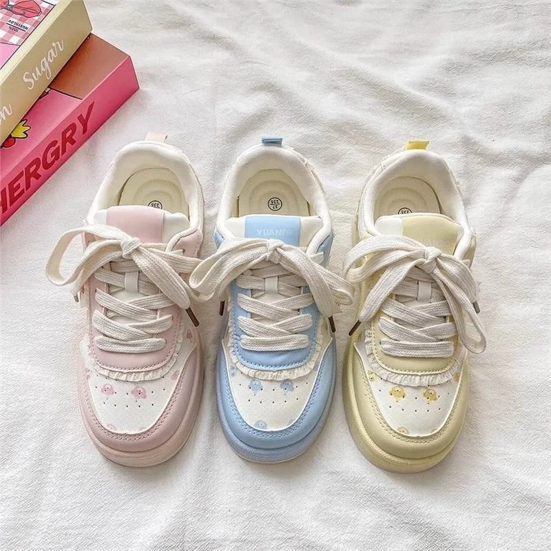 Girls' Breathable Sports Shoes Summer Casual Children's Footwear Durable Rubber Outsole Comfortable Artificial Leather Upper - 2