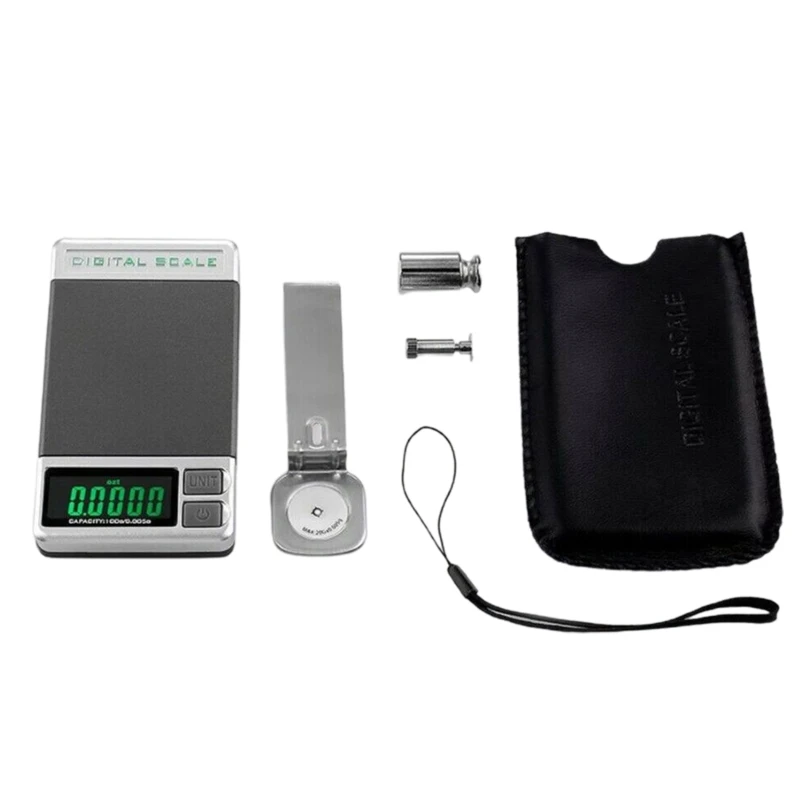 

Scale Gauge with Backlight Screen Display Digital Turntable Stylus Force Meter