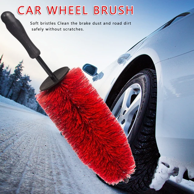 Volodymyr Car Rim Brush Green Soft PP Bristles Small or Big for Auto Hub  Wheel Cleaning Washing Tire Detailing Clean Tools