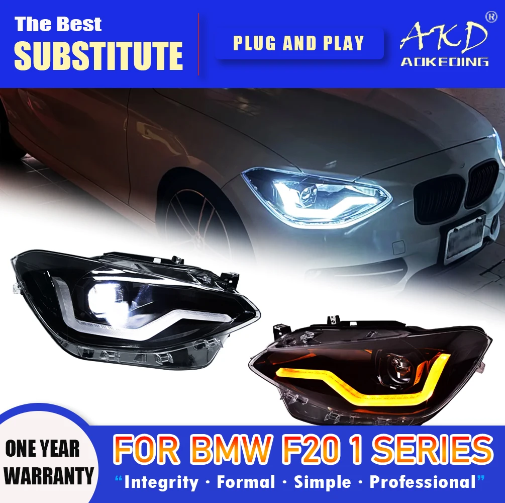 BMW F20 AKD-LED-2012用ヘッドランプ,ヘッドライト,コネクター,1