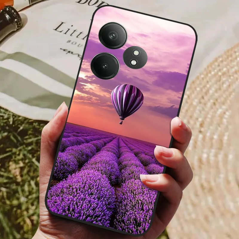 Sleek Black Silicone Phone Cover - Soft TPU Bumper Case & Protector
