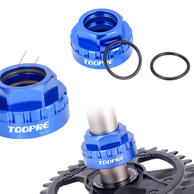 Chiave Per Guarnitura Mountain Bike - Chiave Center Lock In Lega Alluminio 6061, Colore Rosso, Per Riparazioni Bici - Foto 11