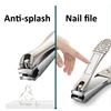 Nail Clippers Stainless Steel Anti Splash Fingernail Cutter Manicure Tools Bionics Design Nail Trimmer Pedicure Scissor 5