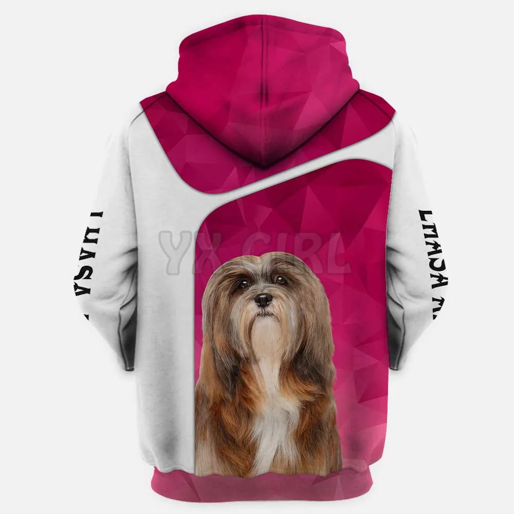 Bassei Hound When I Saw You I Fell In 3D Printed Hoodies  Unisex Pullovers Funny Dog Hoodie Casual Street Tracksuit