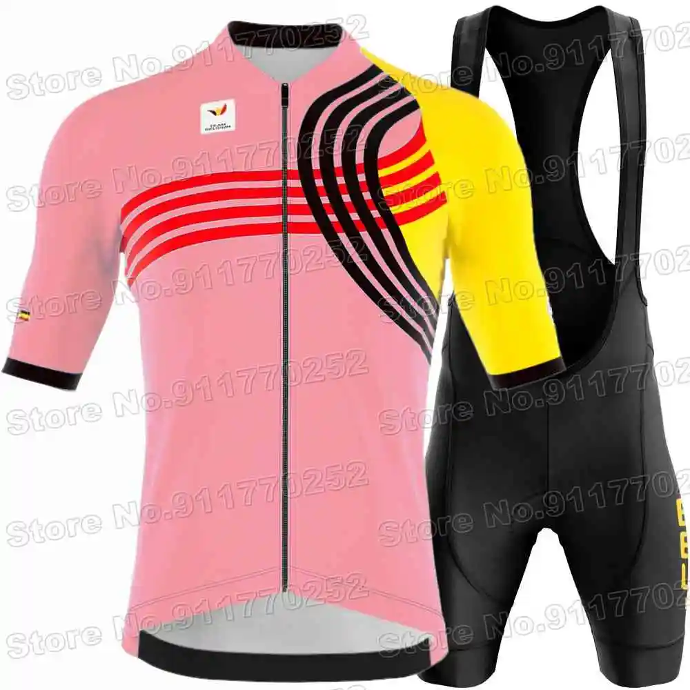 Cycling Jersey Set Cycling Suit Cycling Shirt Cycling Jersey BELGIAN NATIONAL TEAM Road Bike Clothing