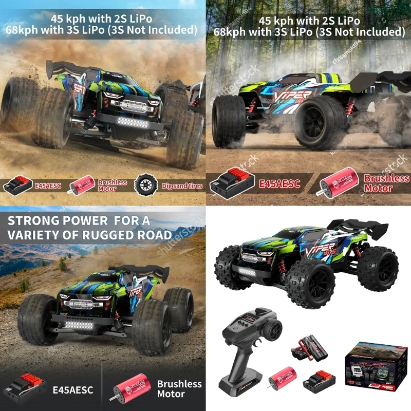 

77HD Fast Remote Control Drift Car for Kids Wireless Model Car Toy for All Terrain 1:16 High Speed Four Wheel Truck Toy