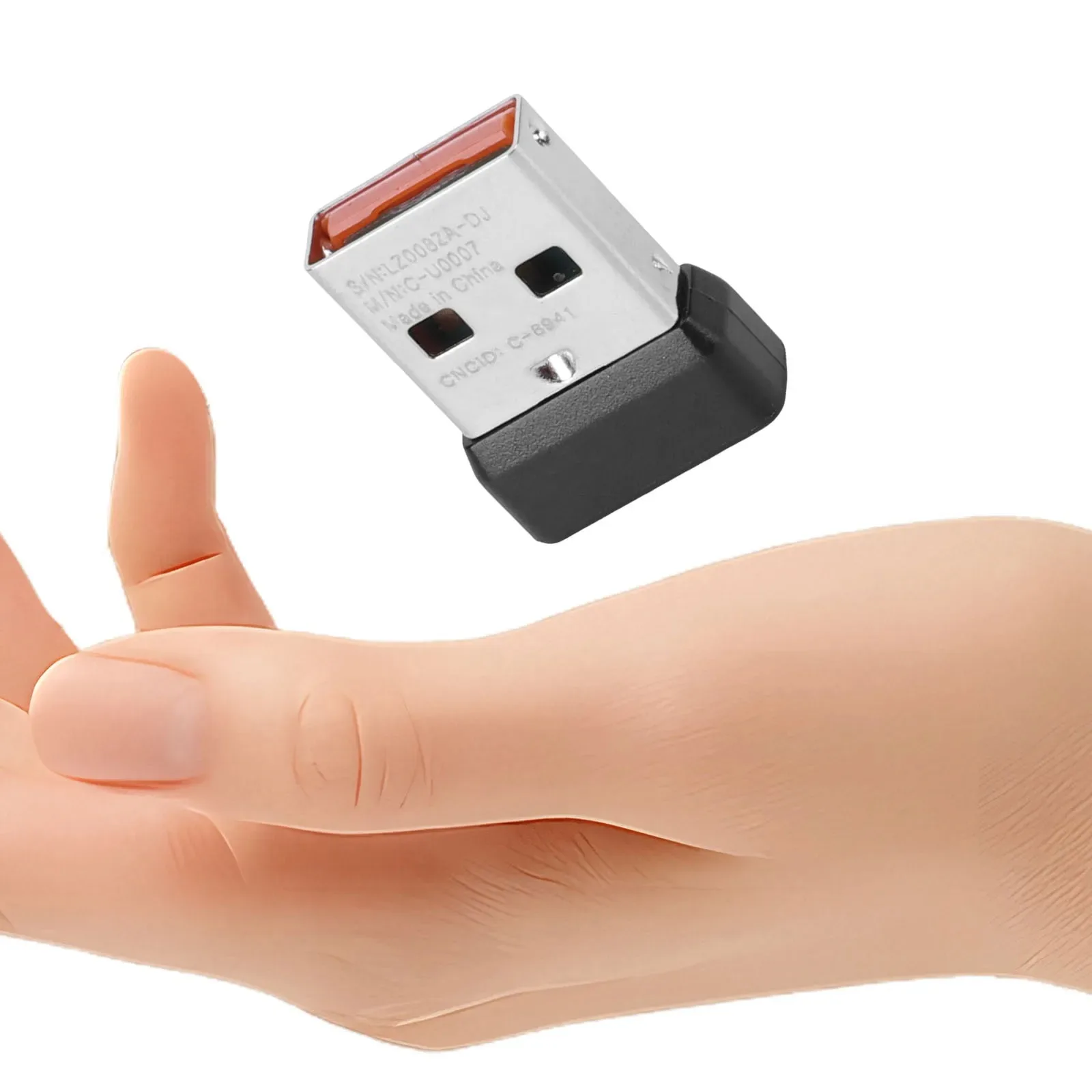로지텍 MK220 MK235 MK240 MK260 MK270 MK275 MK345 무선 키보드 마우스 콤보 나노 플러그 앤 플레이용 USB 수신기 교체품